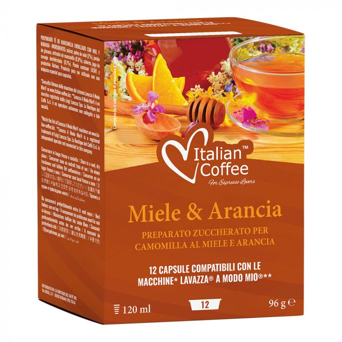 AModoMio - ItalianCoffee Città Camomilla Miele Arancia 12 capsule
