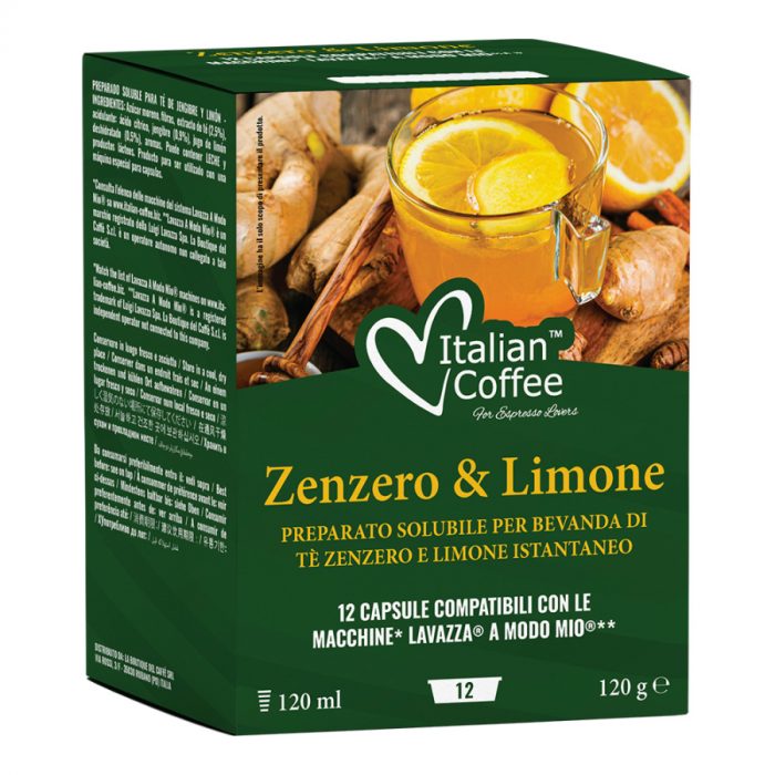 AModoMio - ItalianCoffee Città Te Zenzero e Limone 12 capsule