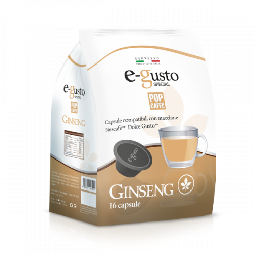 DolceGusto - PopCaffè E-Gusto Ginseng 16 capsule