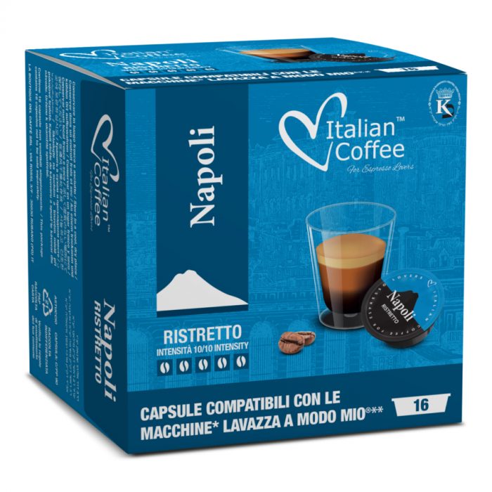 AModoMio - ItalianCoffee Napoli Ristretto 16 capsule