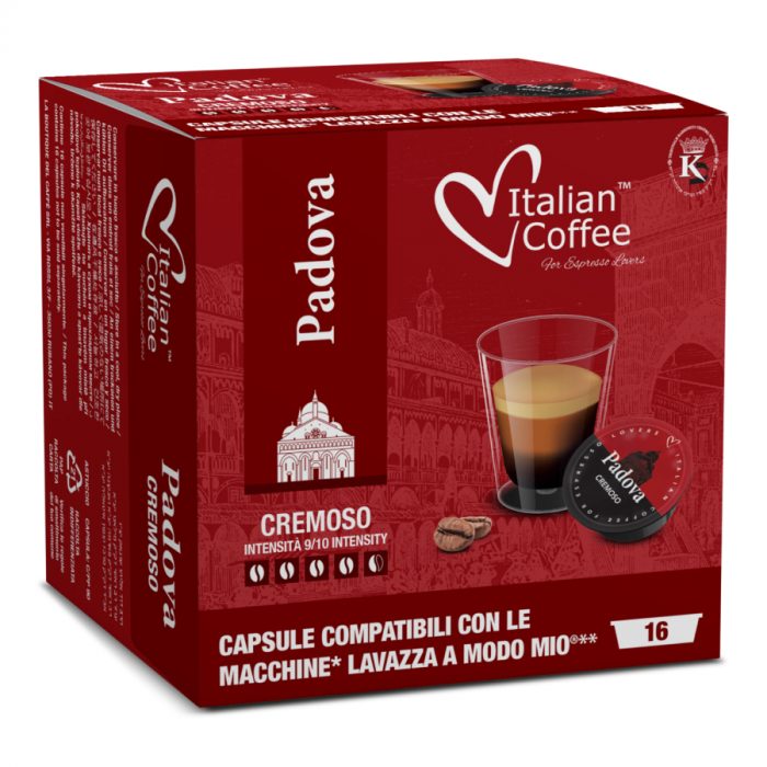 AModoMio - ItalianCoffee Padova Cremoso 16 capsule