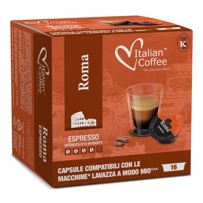 AModoMio - ItalianCoffee Roma Espresso 16 capsule
