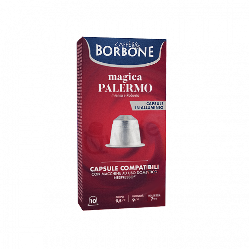 Nespresso – Borbone Alluminio "Magica Palermo" 10 pz