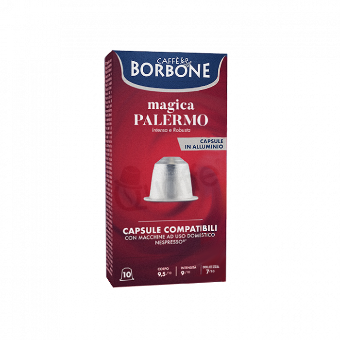 Nespresso – Borbone Alluminio "Magica Palermo" 10 pz