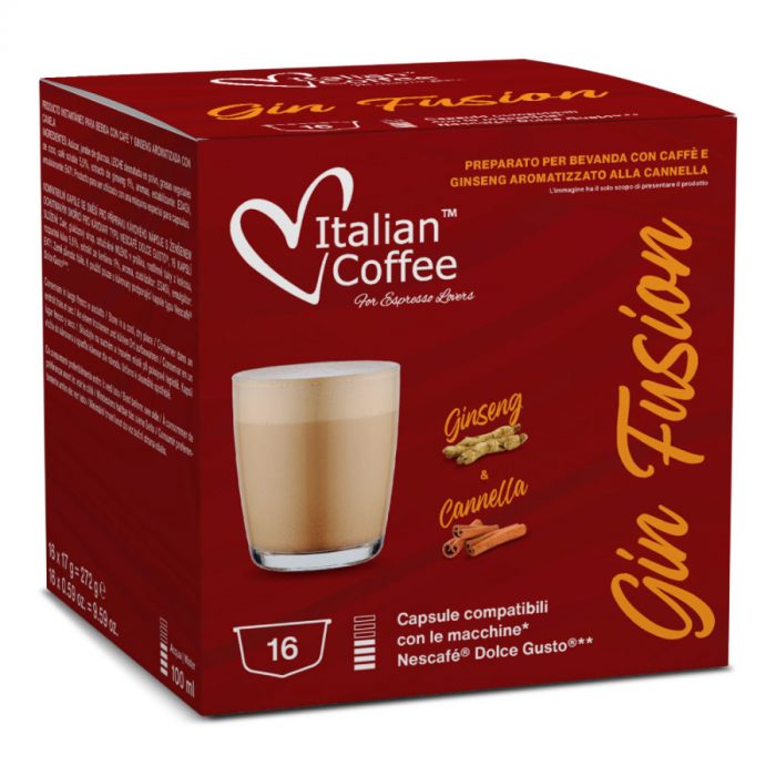 DolceGusto - ItalianCoffee "GinFusion" Ginseng e Cannella 16 capsule