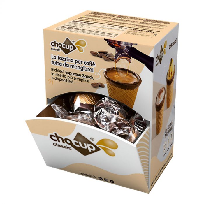 Chocup Classico - Tazzina in Wafer 60ml (40 pezzi)