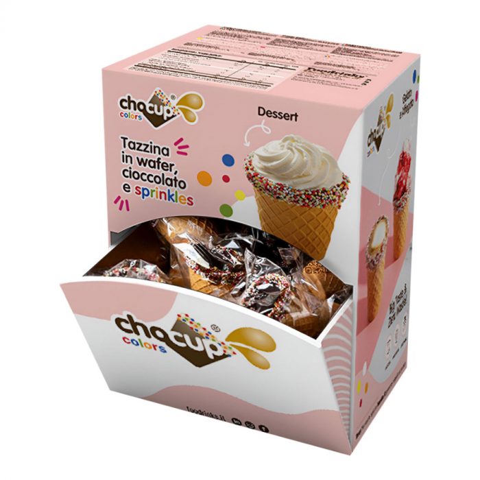 Chocup Colors - Tazzina in Wafer 60ml (40 pezzi)