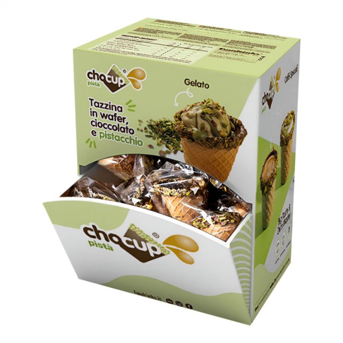Chocup Pistacchio - Tazzina in Wafer 60ml (40 pezzi)