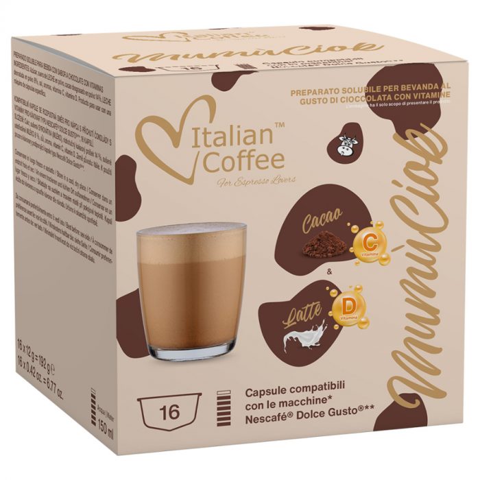 DolceGusto - ItalianCoffee "MumuCiok" Cioccolata con Vitamine 16 capsule