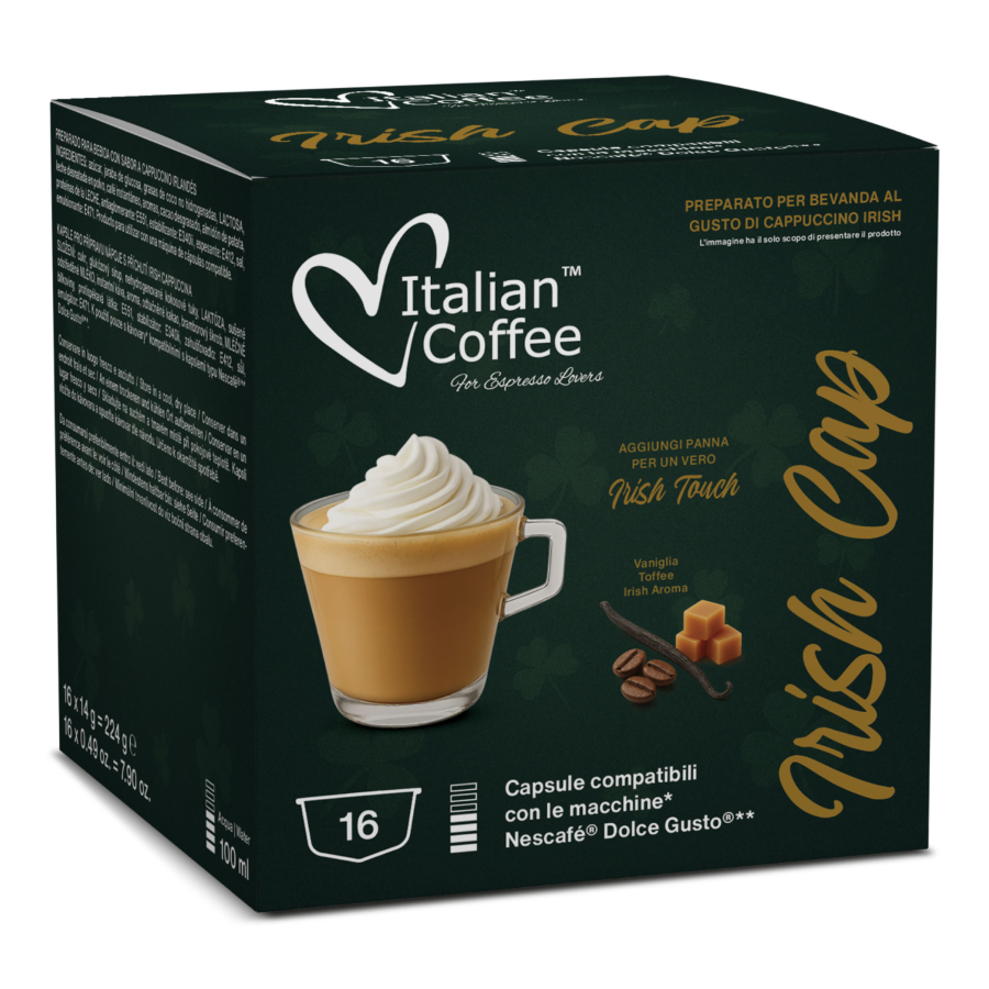 DolceGusto - ItalianCoffee “Irish Cap” Cappuccino Irish 16 capsule