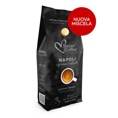 GRANI ITALIAN COFFEE ESPRESSO RISTRETTO - NAPOLI 1KG