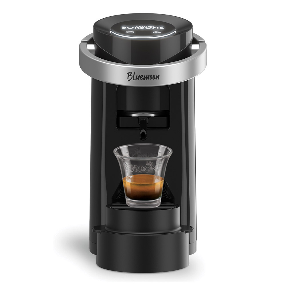 MACCHINA CAFFE' CARTA FILTRO BORBONE "BLUE MOON" NERA + 50 capsule