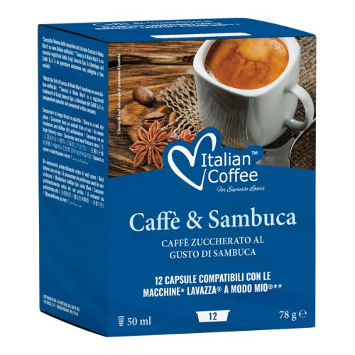 A MODO MIO ITALIAN COFFEE CAFFE SAMBUCA 12 PZ