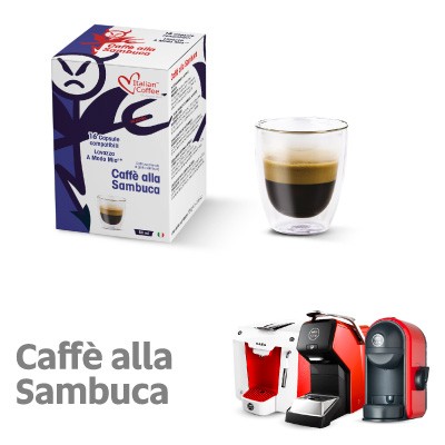 A MODO MIO ITALIAN COFFEE "VIZI" CAFFE ALLA SAMBUCA 16 PZ